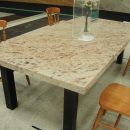 Ivory brown granite table top