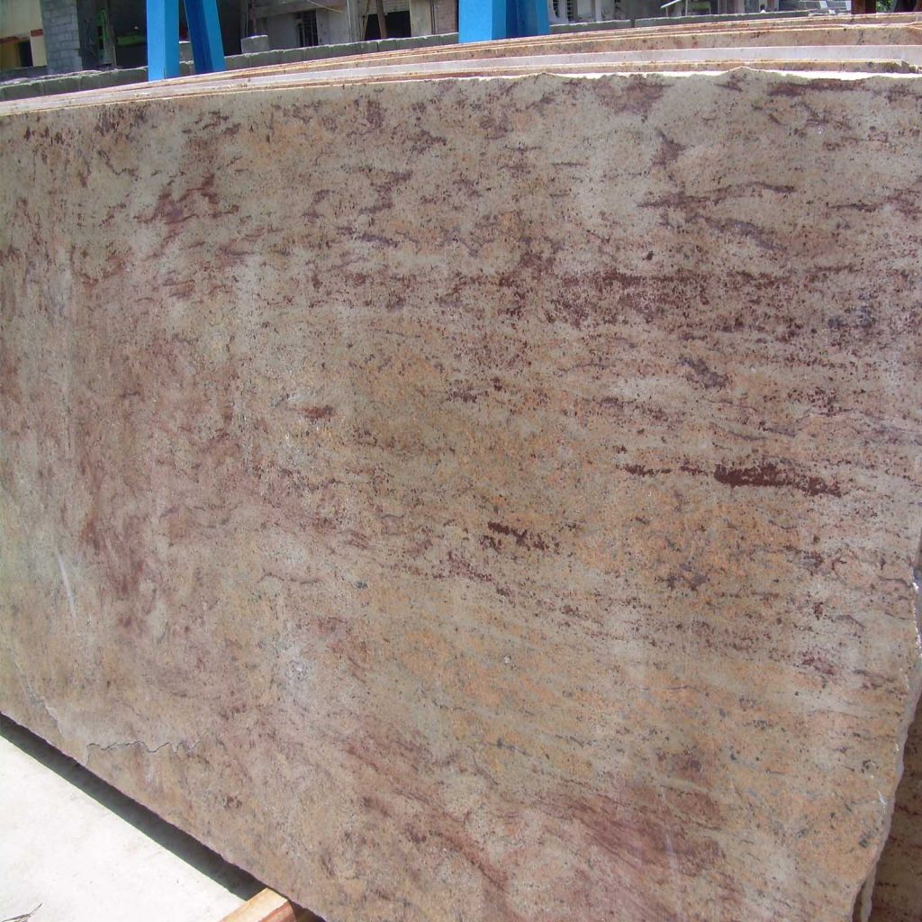 ivory brown granite cutter slab product