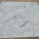 Colonial white granite tile honed