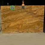 Golden trauma gangsaw slab