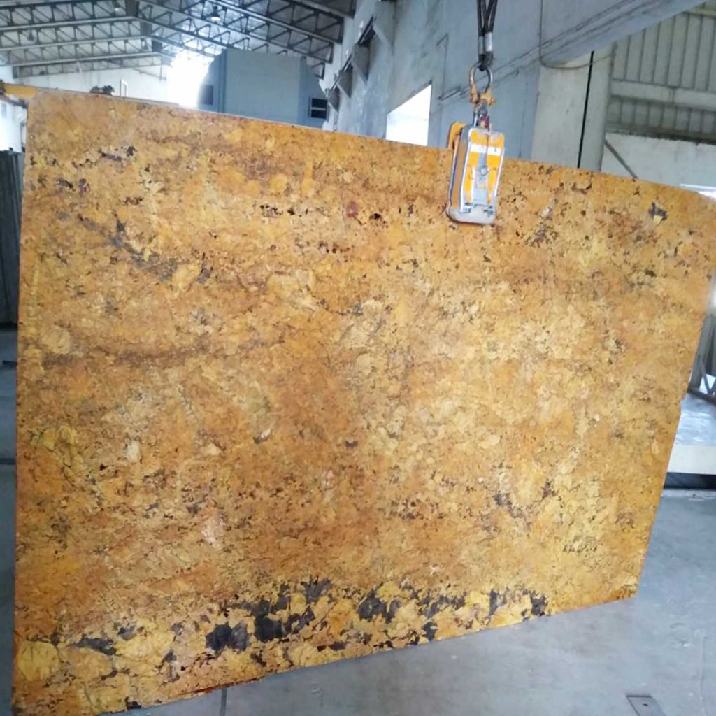 Alaska gold granite slab