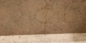 Cracks repairing in granite