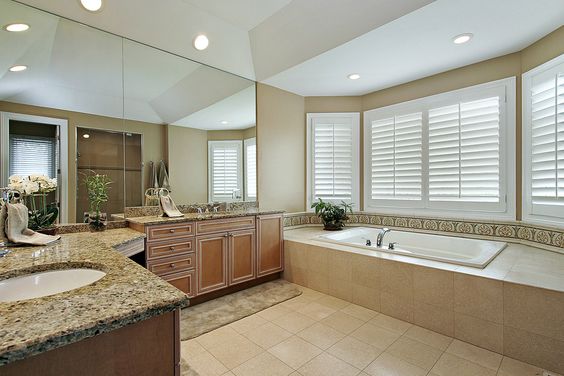 Granite countertop surface