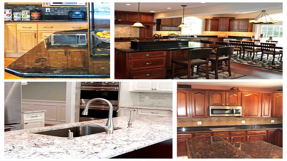 The granite countertop