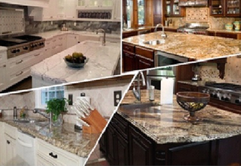 Paint your kitchen with trendy granite colors