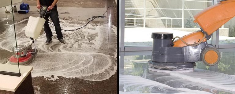 Granite floor cleaning