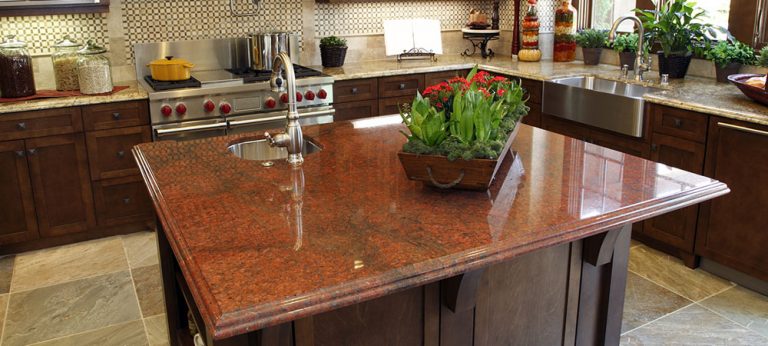 Red-Multicolor-Granite-Kitchen-Countertop
