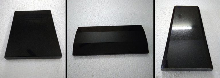 Black granite thresholds