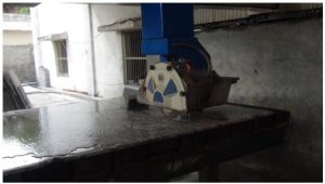 two cutter granite machine