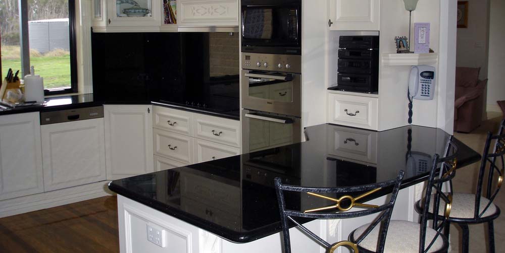 Black Granite Kitchen Counter top maintenance