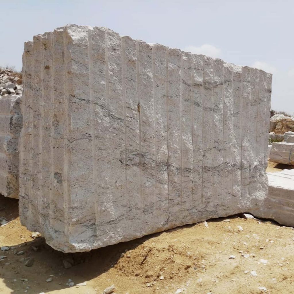 Meera White Granite Block