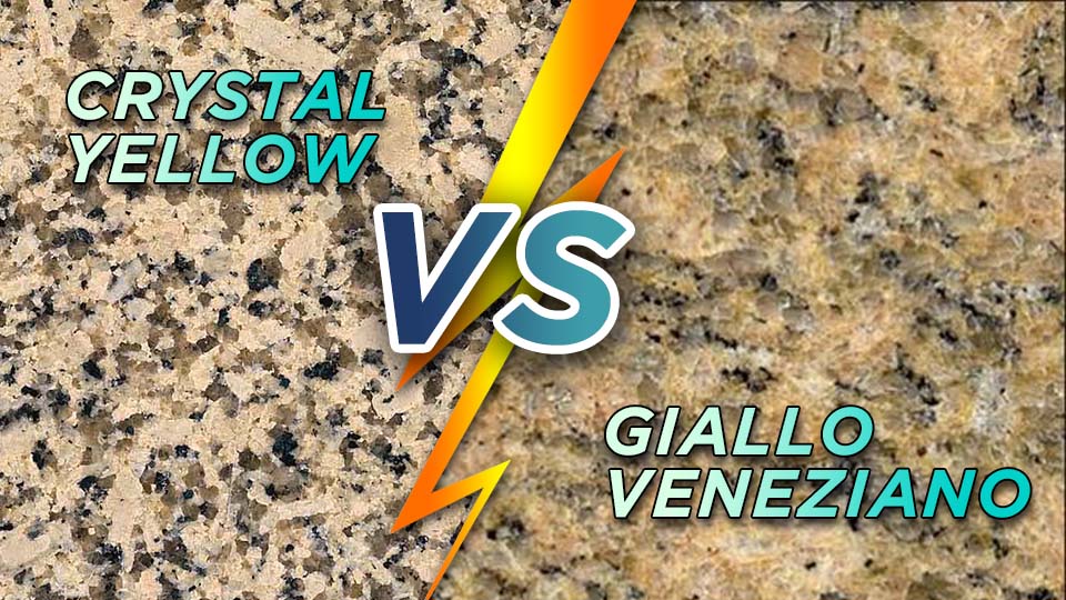 Crystal Yellow vs Giallo Veneziano Granite