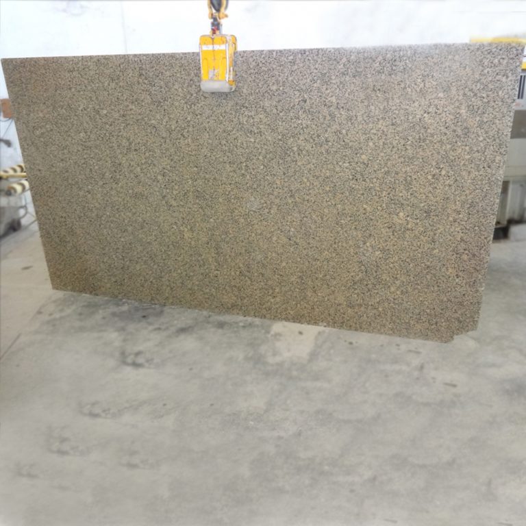 Crystal yellow gangsaw slab