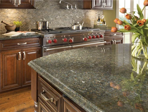 Royal green granite countertop