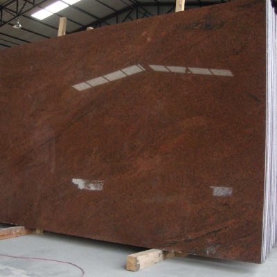 Tan brown granite gangsaw slab