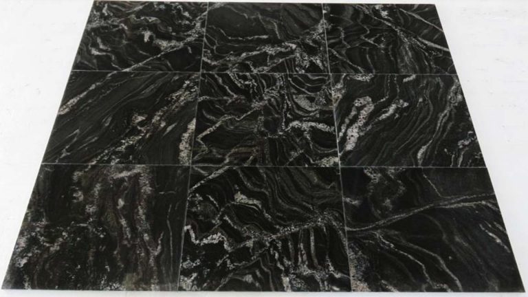 Black forest granite tile
