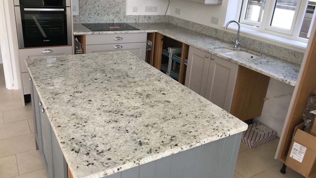 Colonial White Granite Countertop