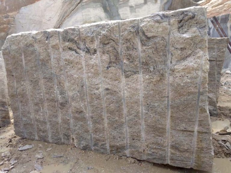 Ivory white granite block