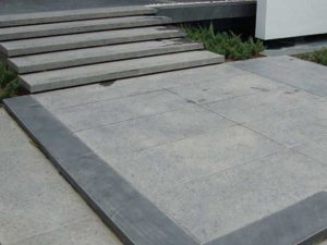 Steel Grey Granite Flooring Project