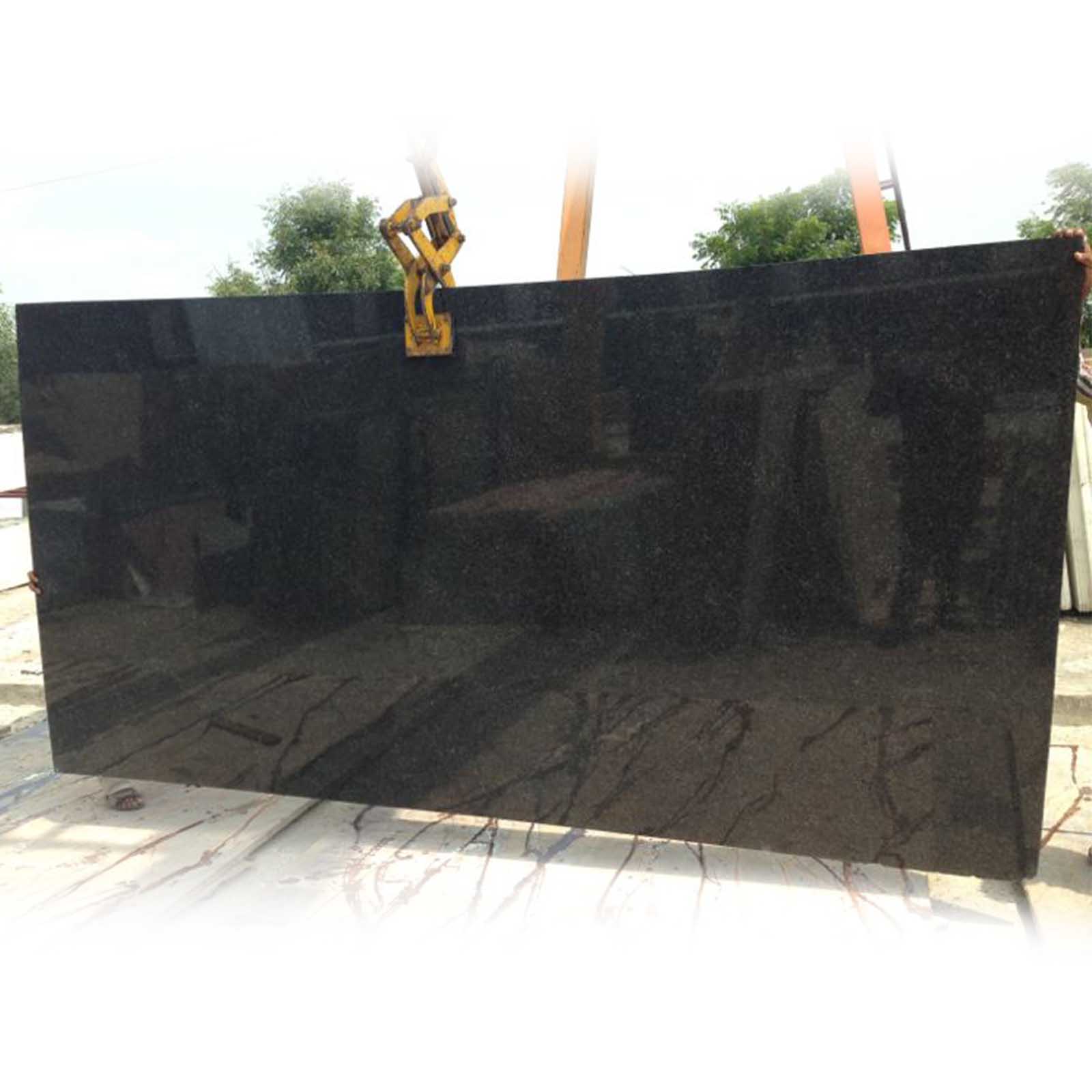 Black beauty gangsaw slab