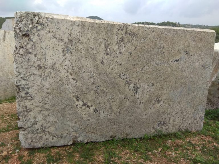 Alaska white granite block