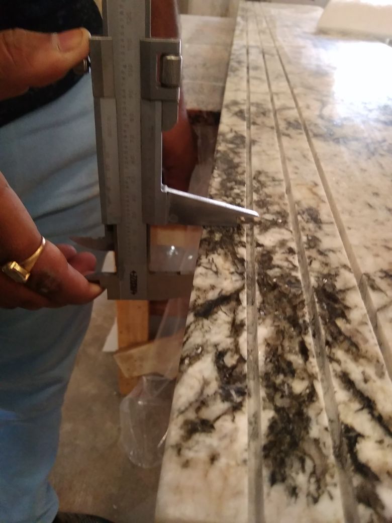 Alaska white stone thickness