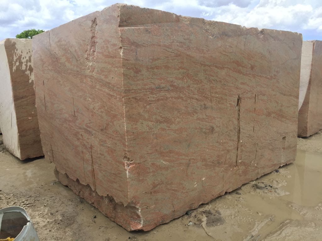 Golden Peach Granite Block