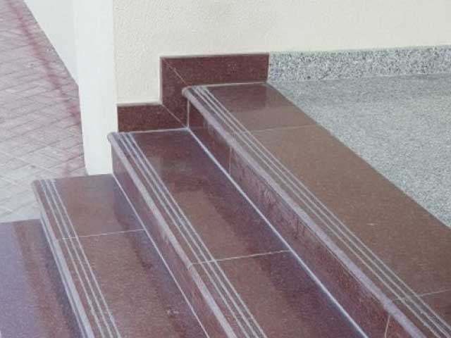 New imperial red stairs