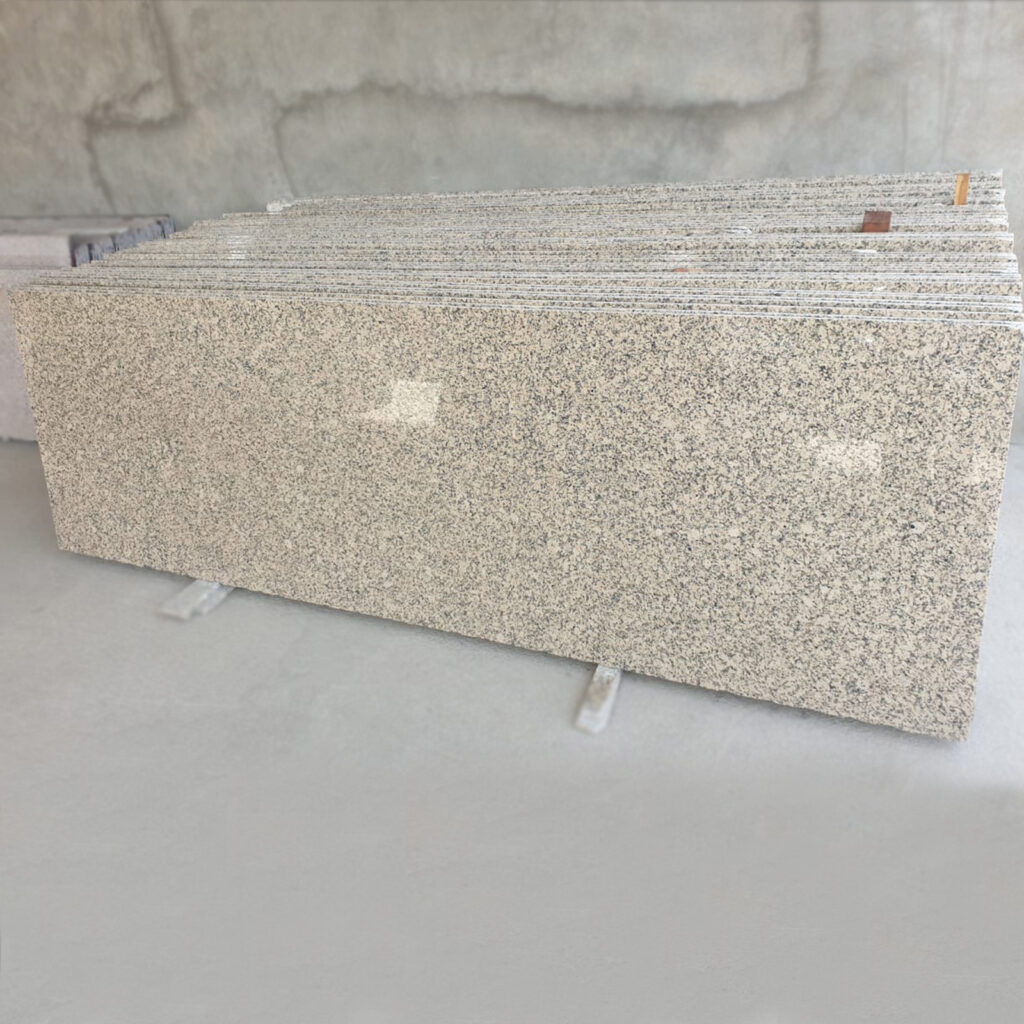 Crystal yellow cutter slab
