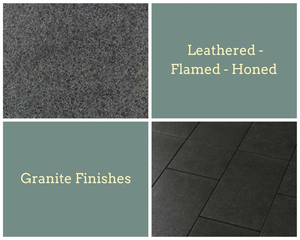 Different types of granite finishes