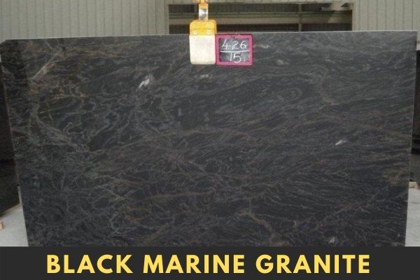 black marine granite