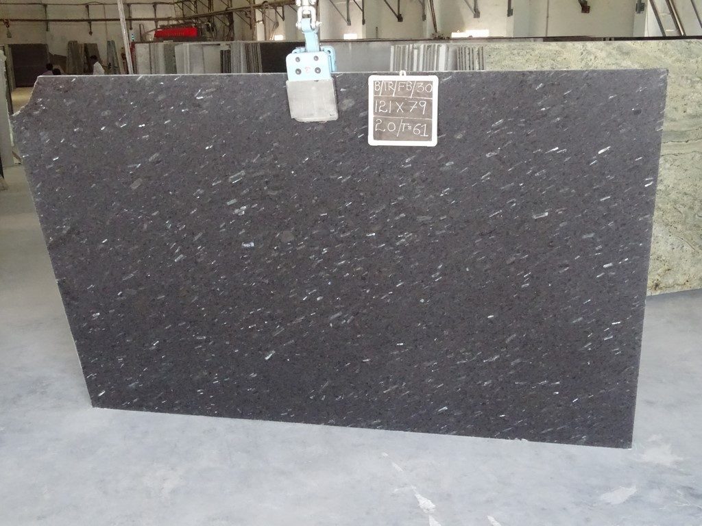 Flash blue granite