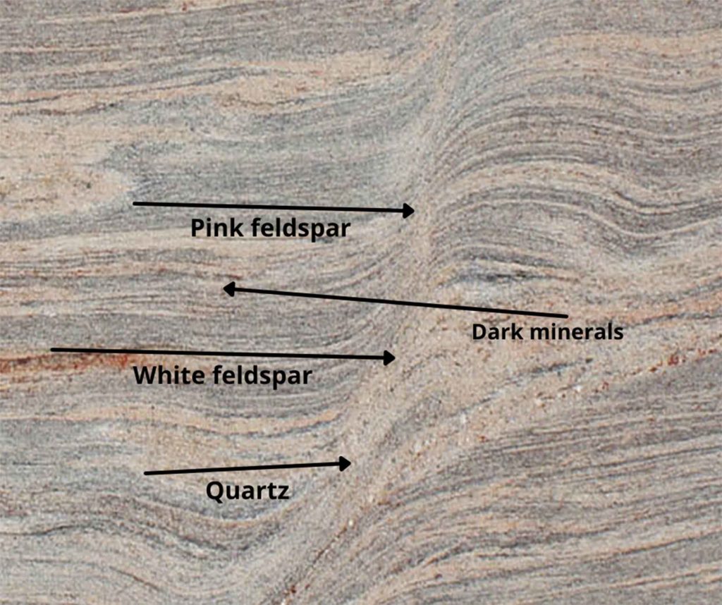 Pink feldspar