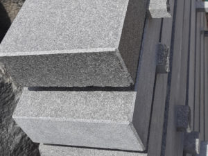 ABS Black Granite (100x20x8CM) with All Sides Flamed and 5 MM Chamfered Edge