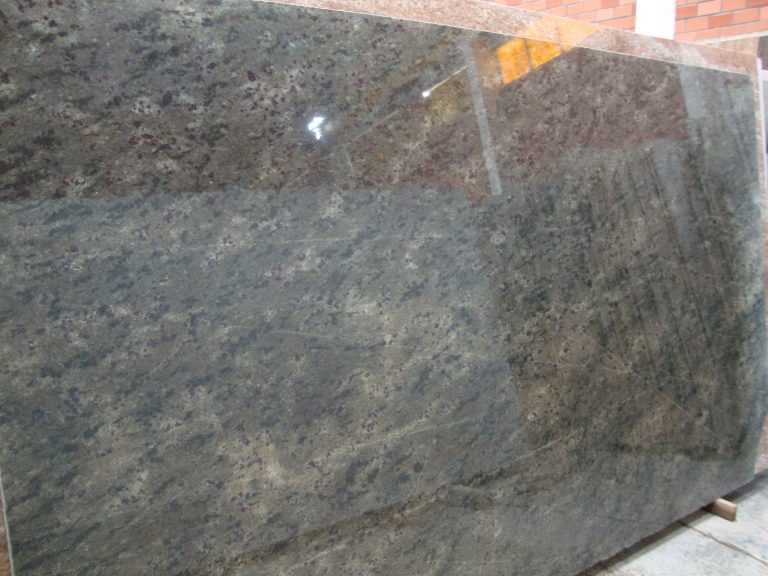 Green pearl granite slab