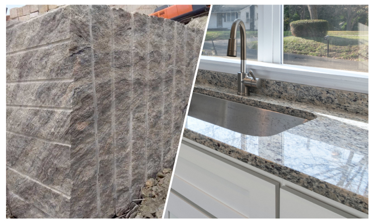 Block countertop