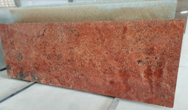 Alaska red granite finished material
