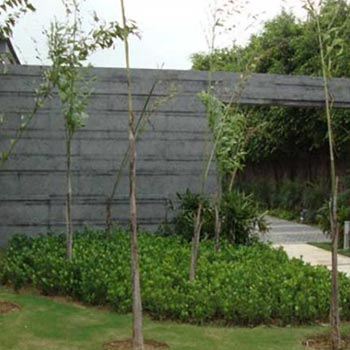 Garden granite walls