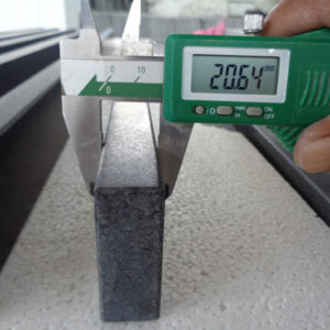 Quality inspection of ABS Black Granite Window Sill - 103x5x2 cm