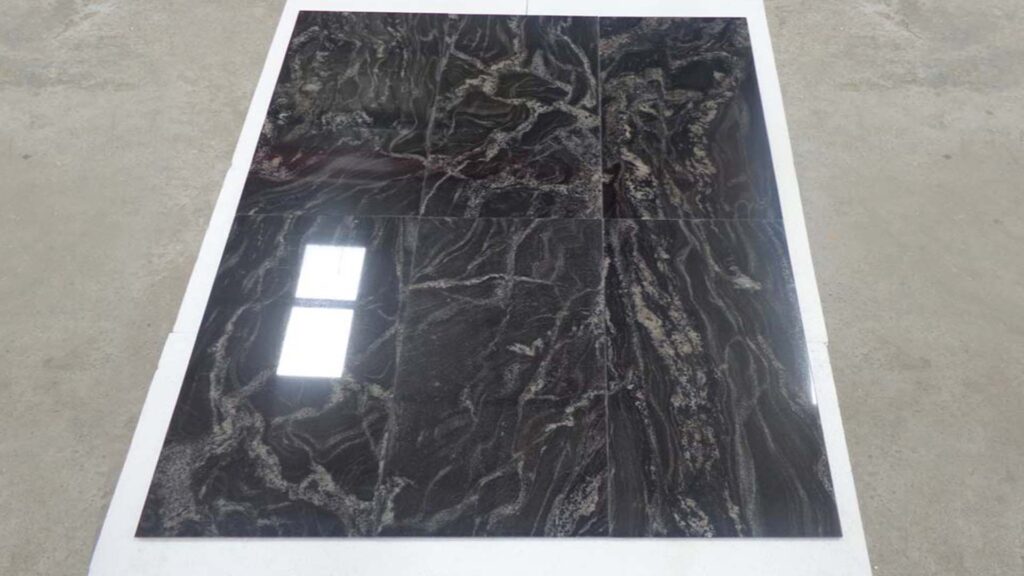 Black forest granite tile