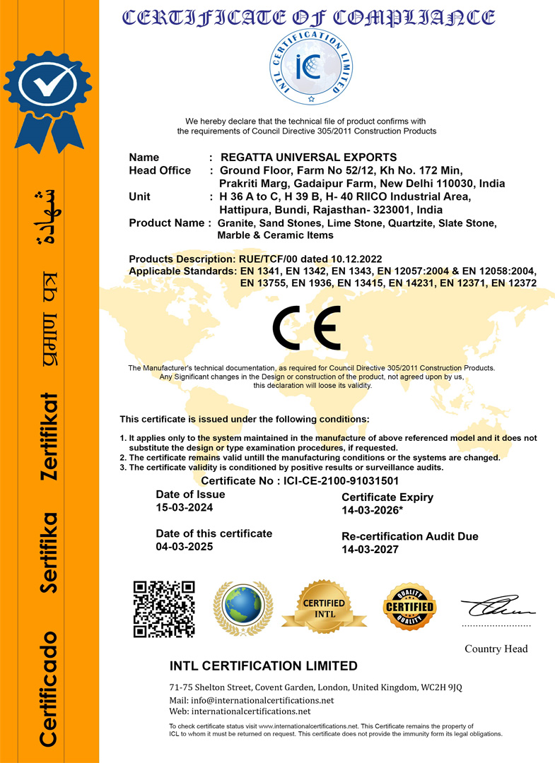 CE Certificate
