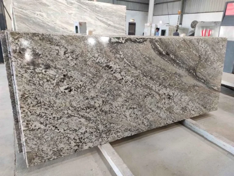 Alaska white granite slab