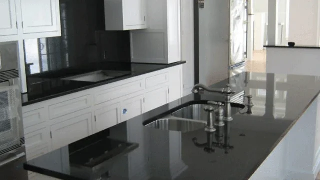 Absolute black granite