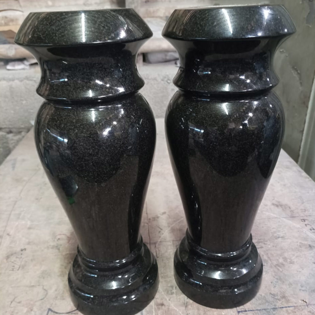 Absolute Black Granite-Vases