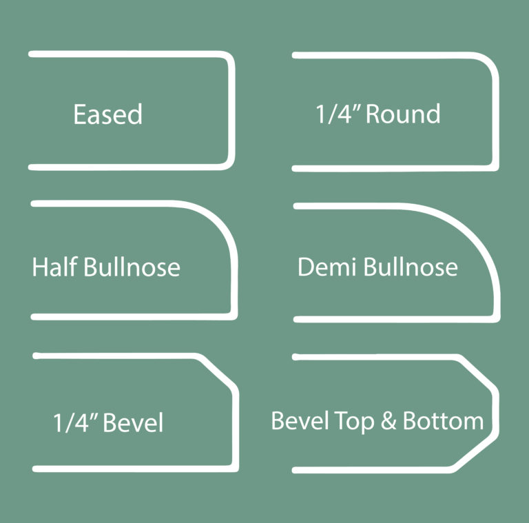 Bullnose edges