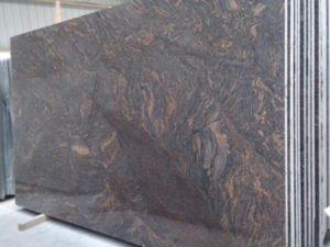 Exotic granite slab