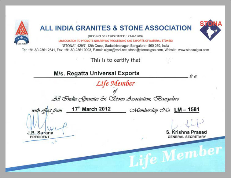 AIGS Certificate