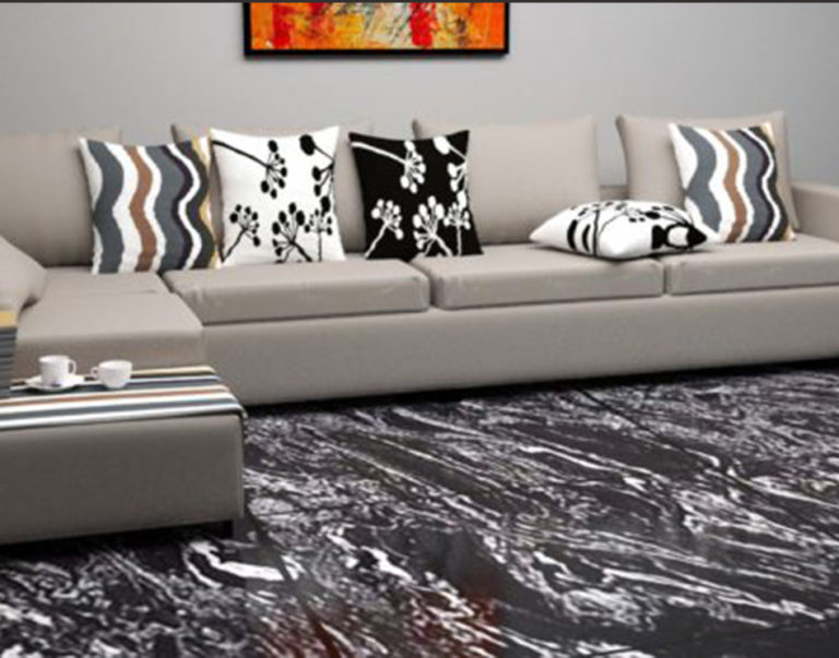 Black forest floor tile