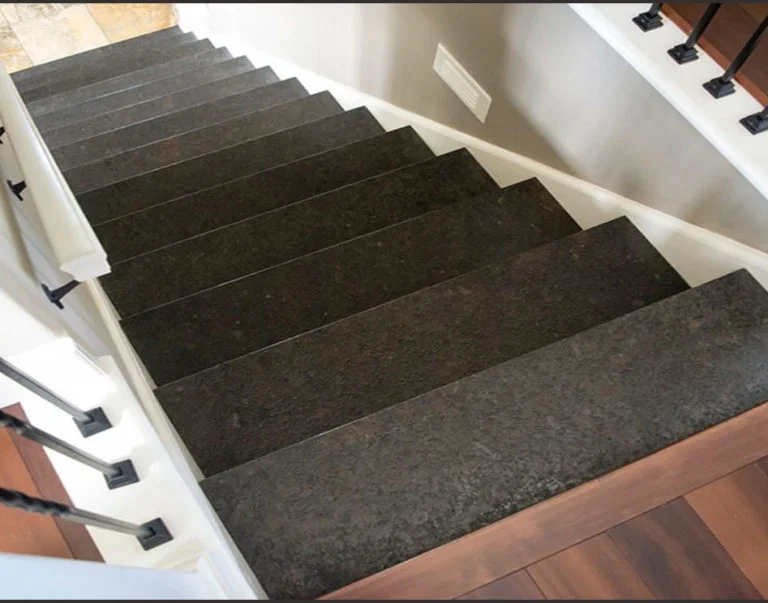 Leather Finish Granite Stairs