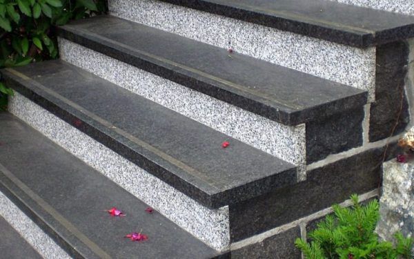 Versatile granite stairs